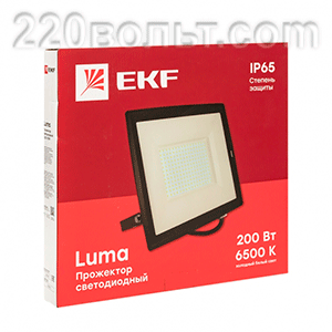 Прожектор светодиодный СДО-3008 200Вт 6500К IP65 EKF Basic