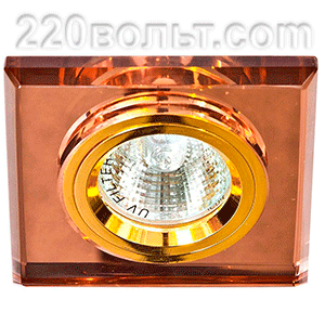 8170-2 MR-16 коричневый-золото