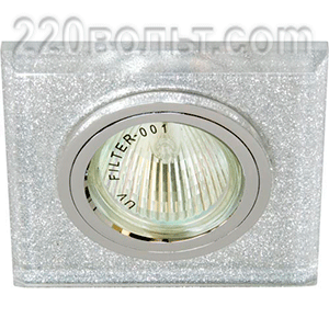 8170-2 MR-16 мерцающее серебро-серебро