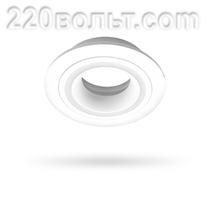 Светильник DL6130 MR16 белый алюминиевый встраиваемый круг G5.3 Feron