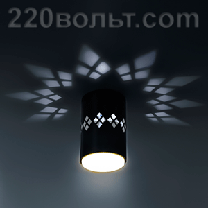 Светильник настенно-потолочный спот подсветка 1 W ЭРА