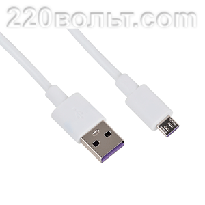 Кабель USB CI360 micro белый 1м Intro