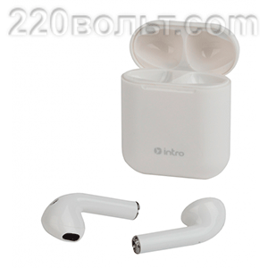 Наушники HSW650 White Bluetooth-гарнитура белые Intro