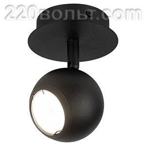 Светильник настенно-потолочный спот OL36 BK MR16 GU10 IP20 черный ЭРА